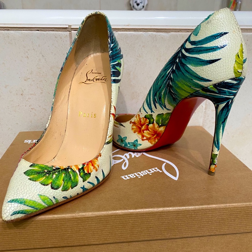 So Kate Floral Pumps - Christian Louboutins
